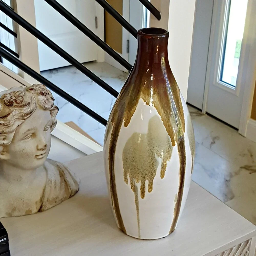BOHO Farmhouse STONEWARE VASE DECOR